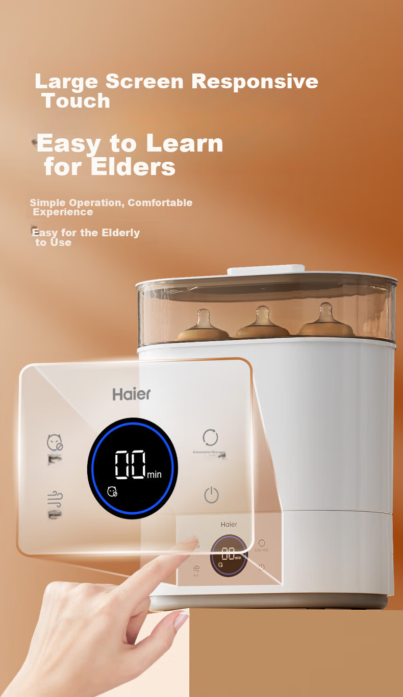 Haier Baby Bottle Sterilizer Cabinet with Drying Function, Two-In Infant Multi-Functional Steam Sterilization And Drying All-In Machine Upgrade 18