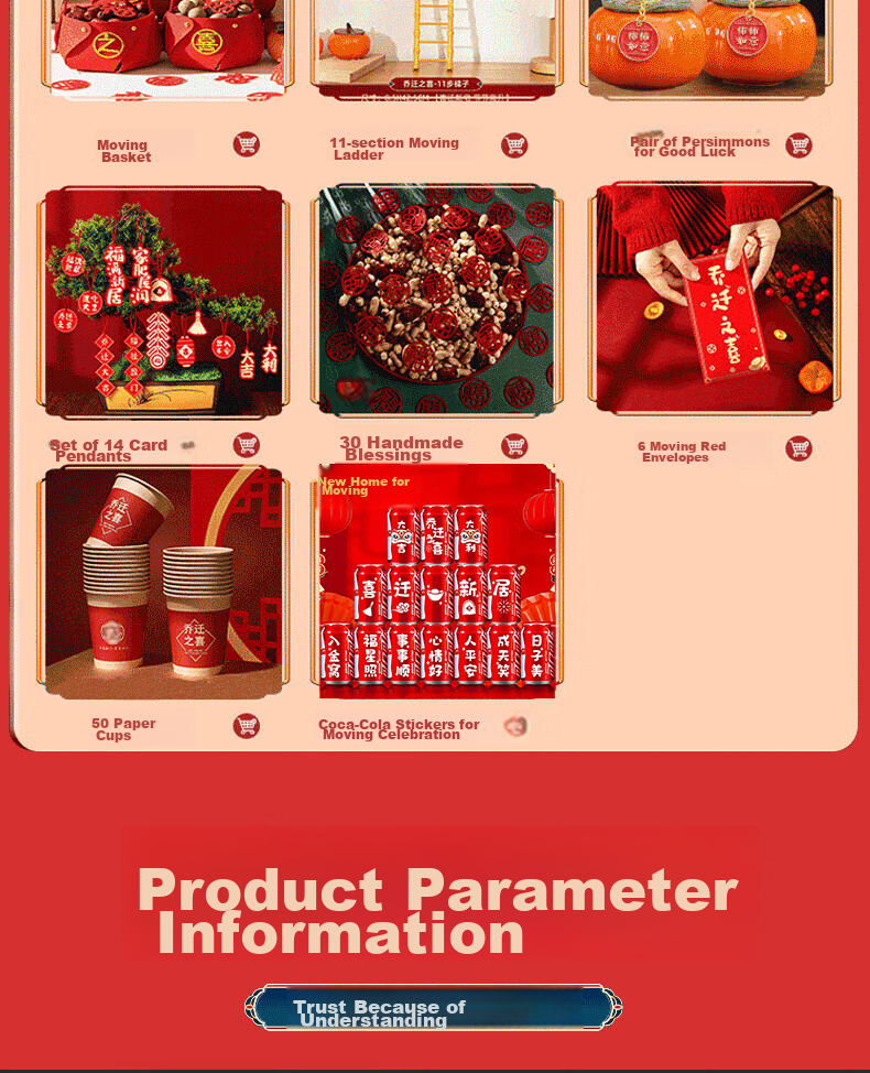 Jiashigao, Housewarming Celebration, New Year Persimmon Jar, Moving In, House Blessing Bucket, Decorative Items for Living Room, Festive Ornaments 2