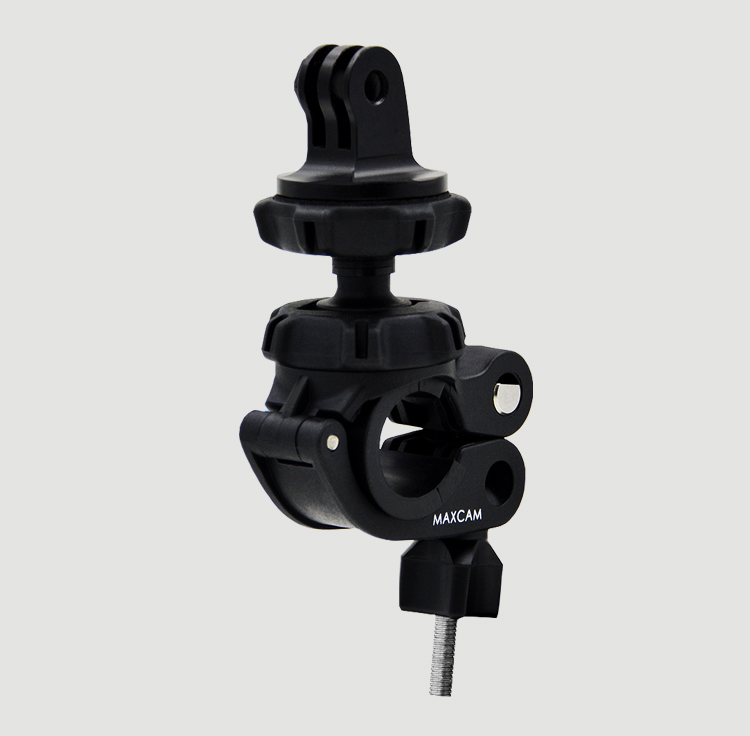MAXCAM, Suitable for Insta360 X4 Motorcycle Aluminum Alloy Windshield Clip Mounting Bracket, Riding Clip Accessory 2