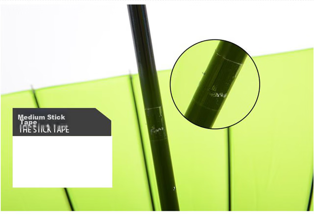 MAYDU Heavy Rain Umbrella, Long Handle, 24 Ribs, Automatic Opening Umbrella, Water-Resistant, Windproof Straight Handle Umbrella M7007, Matcha Gree 8