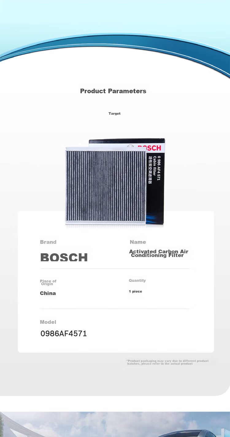 BOSCH Automotive Air Conditioning Filter Element 4571 Compatible with Ford Focus Hatchback/Sedan (1.8L/2.0L) And Others 9