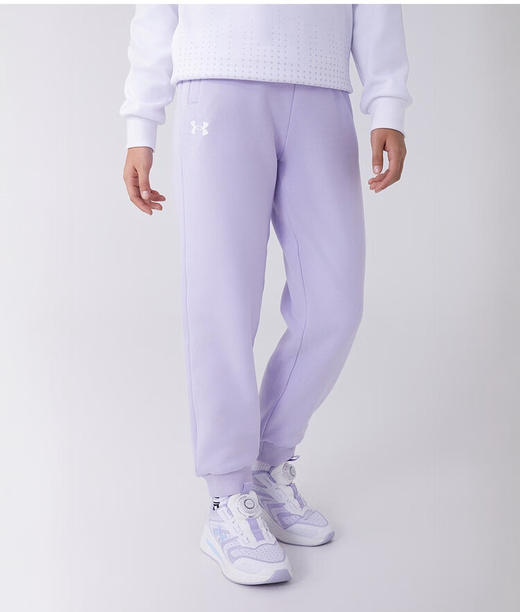 Under Armour Boys And Girls Sports Pants, Loose-Fitting Knit Casual Joggers for Older Childre 27
