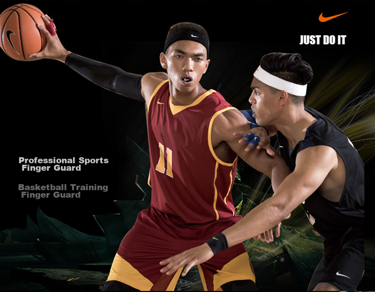 NIKE Basketball Finger Ring Protector, Finger Anti-Sprain Guard, Two Pieces NKS05010M, Finger Circumference 62mm-72mm 9