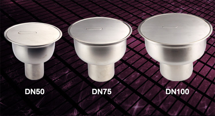 304不锈钢洁净地漏洁净室卫生地漏dn50