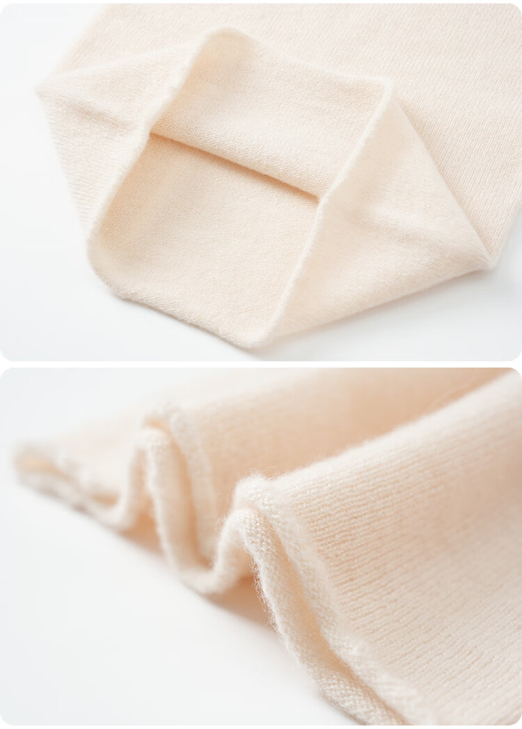 JIUMU 100% Cashmere Warm Neck Gaiter for Women, Autumn And Winter Thickened Cold Protection Neck Warmer, Winter Outdoor Scarf for Wome 26