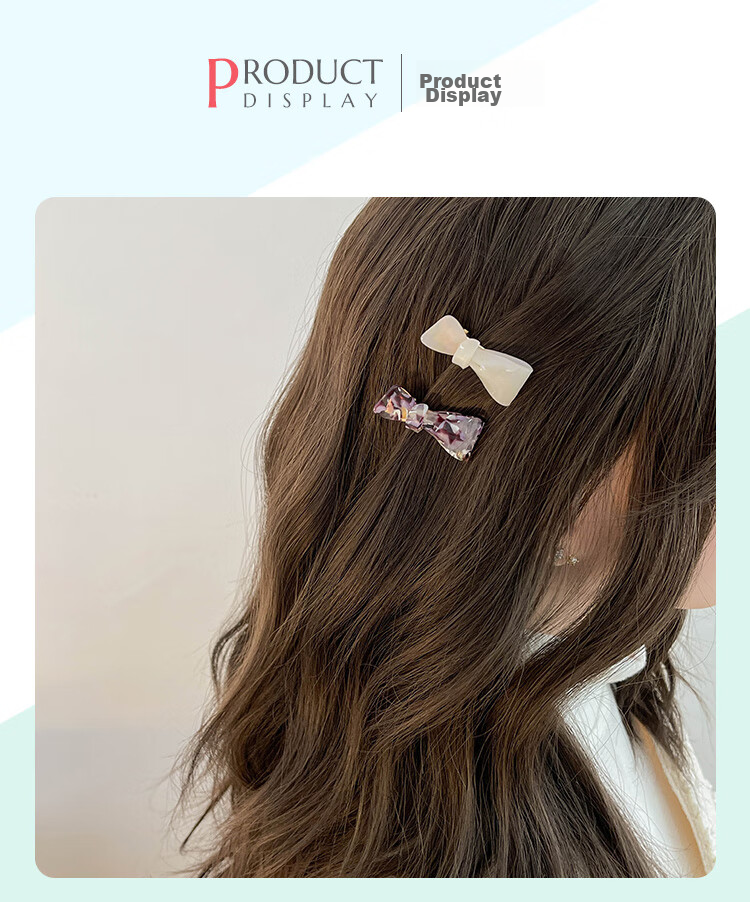 CHIMERA 2 Pieces Bangs Side Hair Clips, Back of Head Duck Bill Clips, Hair Accessories, Hairpins, Birthday Gift for Girls 11