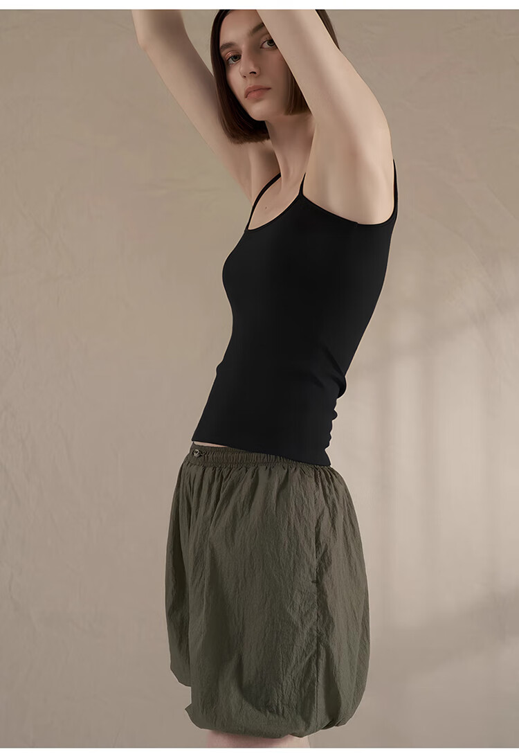 LangSha Women's Summer Camisole Tank Top, Slim-Fit, Figure-Flattering, Sleeveless Undershirt, Large Size, Inner Wear 13