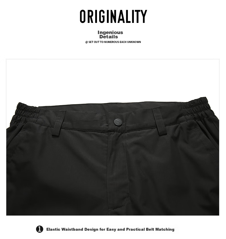 Jeep Men's Outdoor Windproof And Waterproof Hiking Pants, Fleece-Lined, Thickened, Durable Trekking And Mountaineering Trousers for Me 20