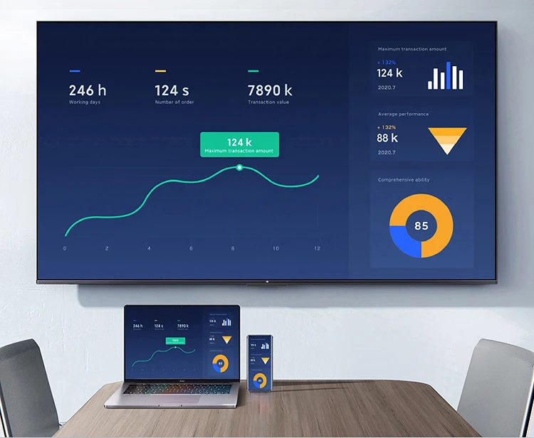 Millet TV EA75 75-inch metal full-screen far-field voice calibration 4K ultra-high-definition smart educational TV L75M7-EA trade-in Millet TV EA75 75-inch metal full-screen far-field voice calibration 4K ultra-high-definition smart educational TV L75M7-EA trade-in