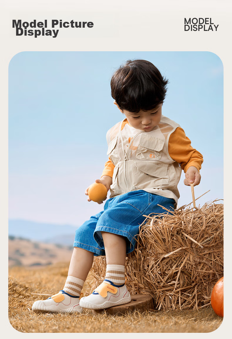 Katetu Toddler Shoes, Infant Functional Shoes, Spring And Summer Children's Shoes, Kindergarten Indoor Shoes, Baby Preschool White Shoes X3CE026 14