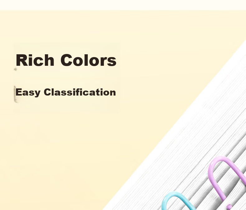 Deli Deli 29mm Morandi Colorful Paper Clips, #3 Metal Binder Clips, Office Stationery Supplies, Document Organization And Storage Items, 100 Pieces/box, 0024-A 4