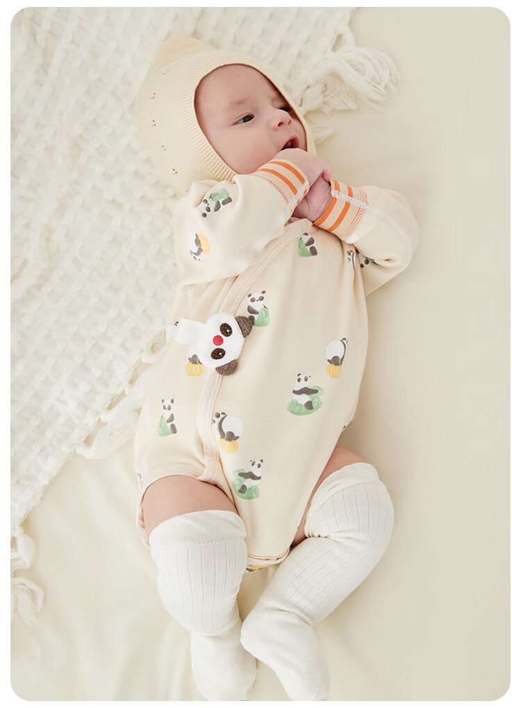 Wismorni Newborn Baby Onesie, Spring And Autumn Season, Infant Clothing, Bodysuit, Autumn Outfit, Triangle Romper 13