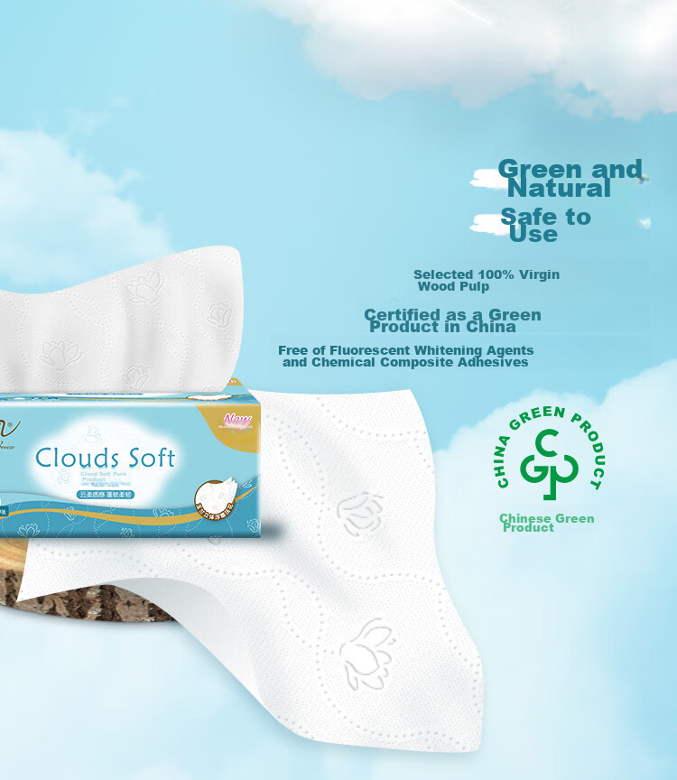 APP Facial Tissues, Thick And Soft 4-Ply 80 Sheets * 30 Packs M Size, Toilet Paper, Tissue Paper for Home Use, Whole Box Packaging 5
