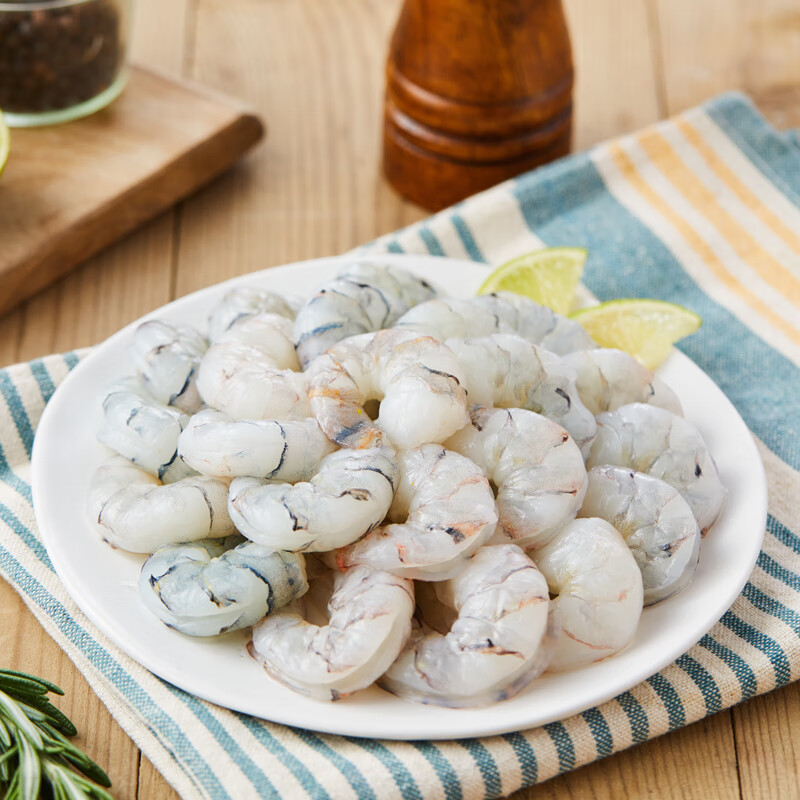 京东超市 海外直采黑虎虾仁200g 18-22个/袋 去虾线 早餐食材