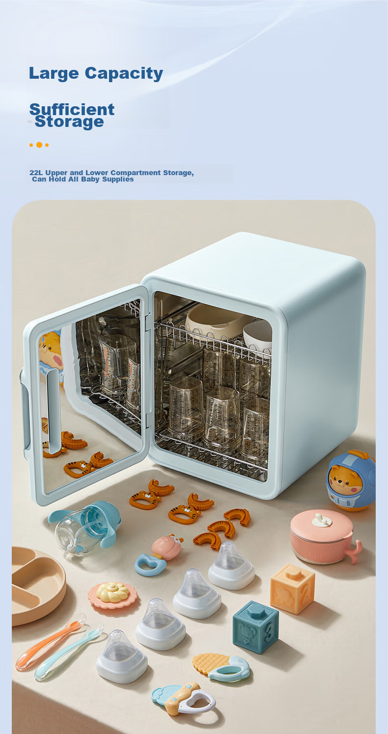 SUPOR Disinfection Cabinet for Baby Bottles with Drying Function "Best-Selling Product" 28 LED Beads + 22L + Plasma TXD01 13