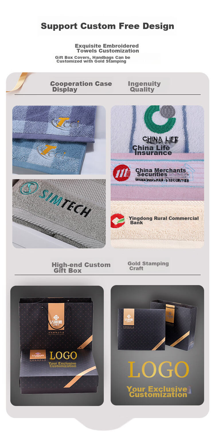 Grace Towel Gift Set, Antibacterial Xinjiang Long-Staple Cotton Face Towels 3-Pack, Sports Face Towels for Men And Women, Red + Gray + Camel 5
