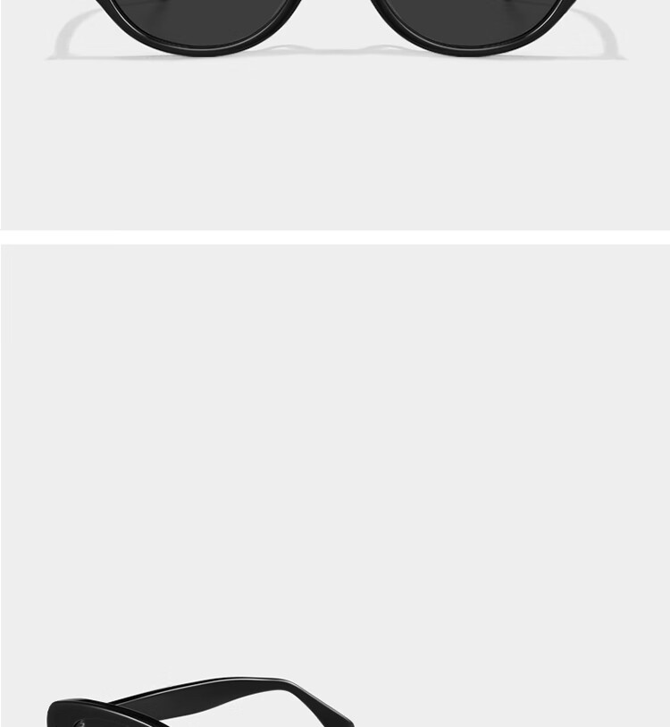 Bertha Women's Cat-Eye Sunglasses, High-End Look for Nearsighted People, UV Protection, Face-Shaping, Bare-Faced Beauty Enhancer 14