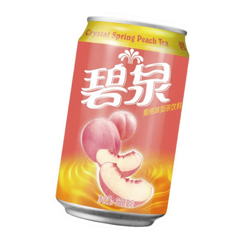 屈臣氏（Watsons）碧泉蜜桃茶0脂饮料地道港式茶饮茶味浓郁330mL*24罐整箱
