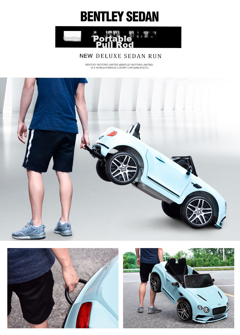 BeRica Children's Electric Car, Four-Wheel Vehicle, Two-Seater Bentley, Remote Control Toy Car for Kids, Rideable Toy Car, Baby Gift 10