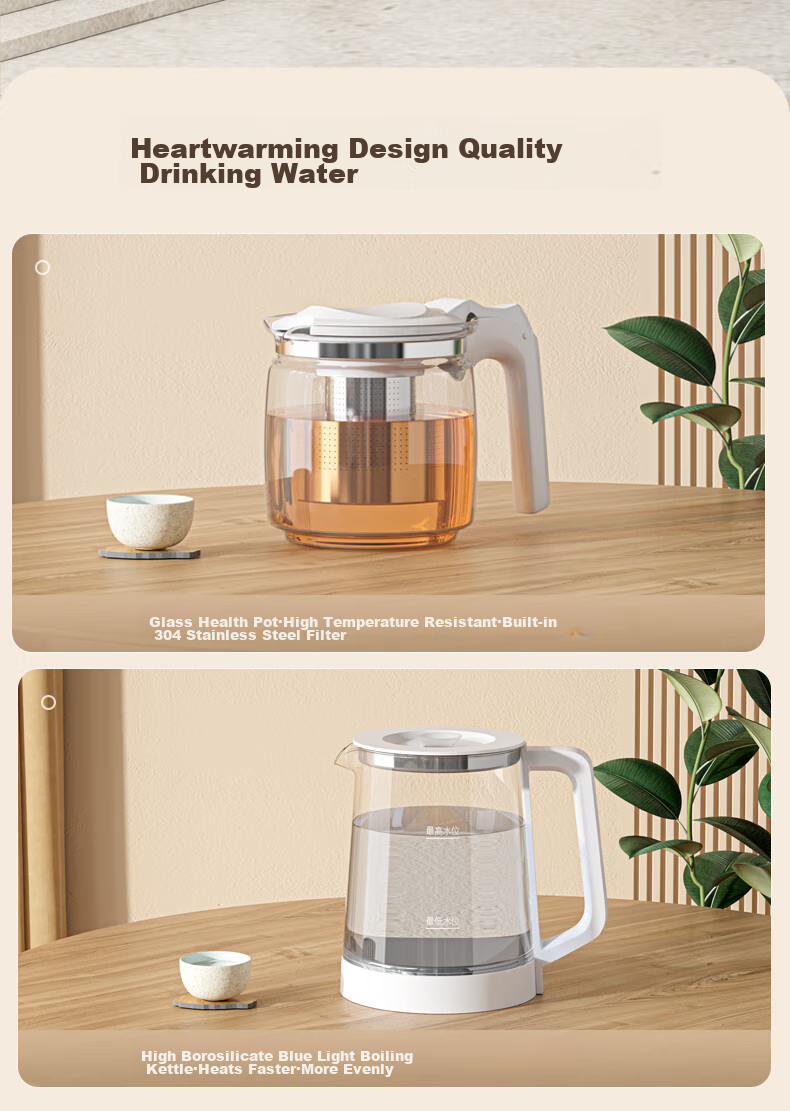 MeiLing Tea Bar Machine, Home Water Dispenser with Titanium Kettle, High-End Living Room Smart Remote Control Bottom-Loading Water Tank [Color Screen Dual Display], One-Touch Temperature Selection, Warm And Hot Type MY-C953 14