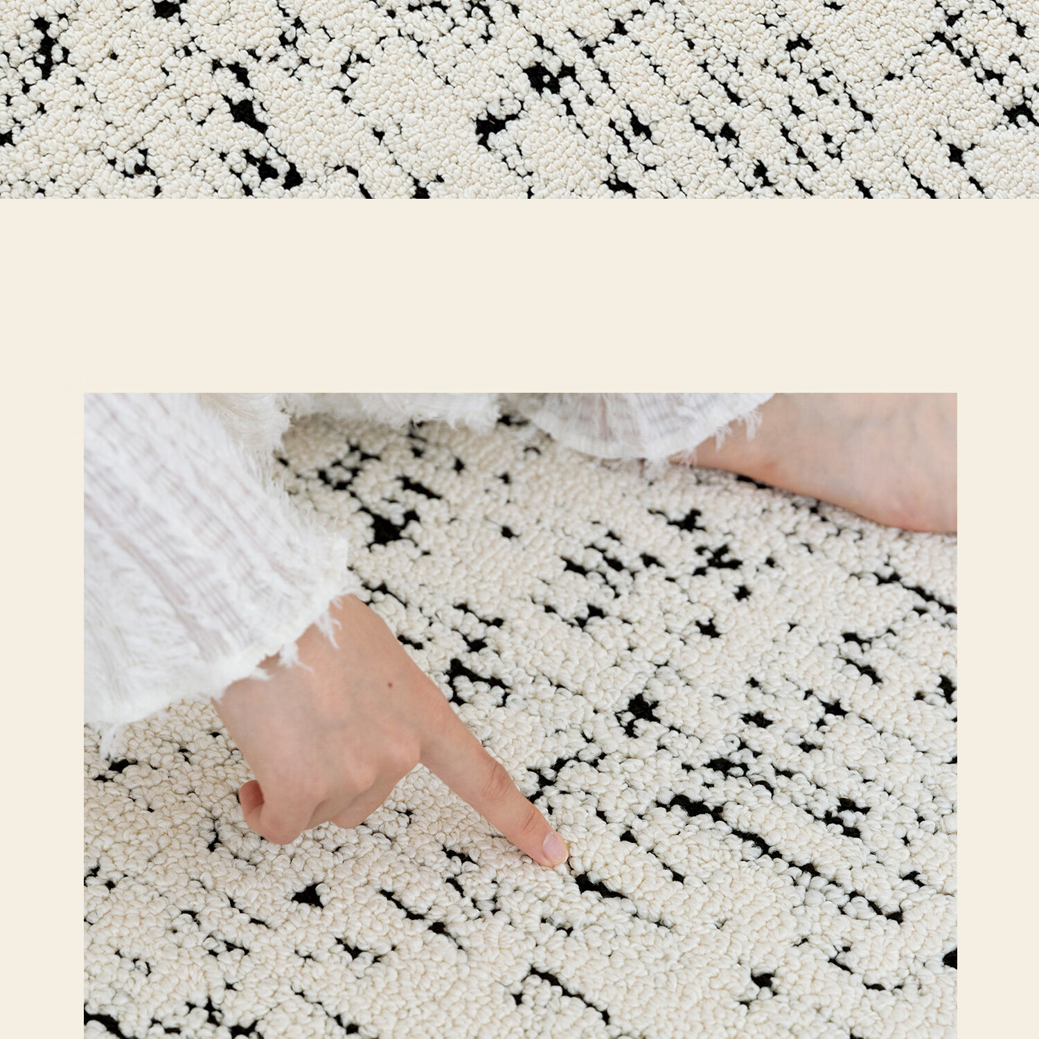 Shengwaluding Circular Carpet Mat for Bedroom, Sofa, Living Room, Luxurious Feel, Waterproof, Stain-Resistant, Washable Bedside Rug, Computer Chair Floor Mat 6