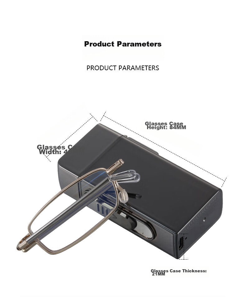 Mushe Foldable Portable Anti-Blue Light Reading Glasses, Original Japanese Import, High Definition Men's Presbyopic Glasses 16