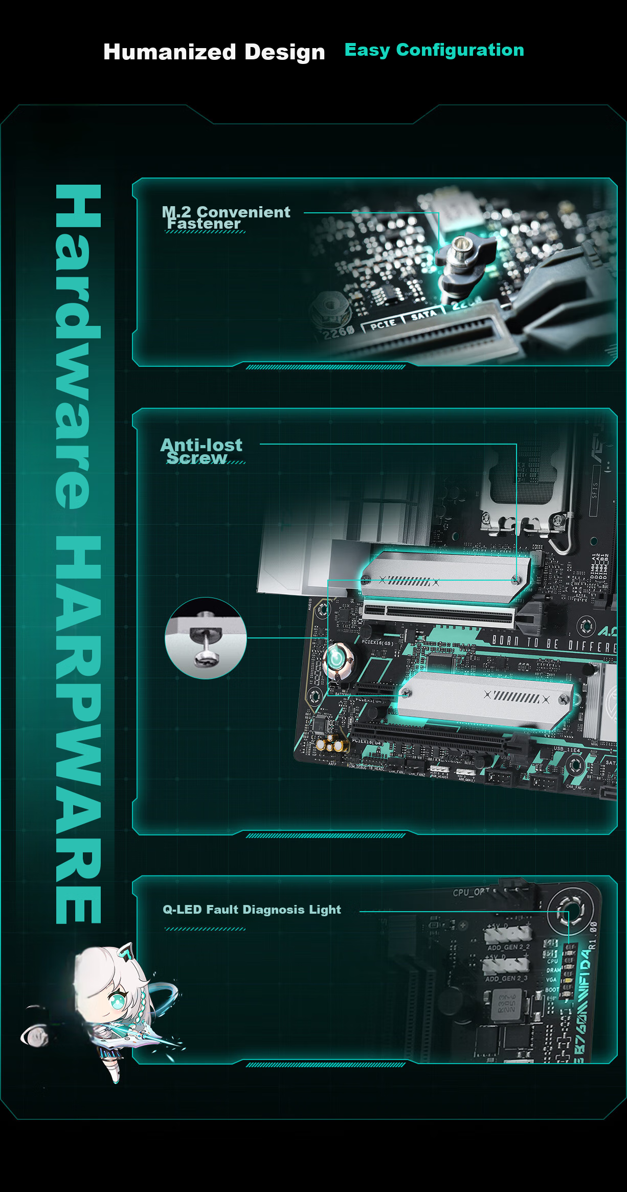 ASUS TX GAMING B760M WIFI D4 Motherboard, Supports CPU 14700K/14600KF/12600KF (Intel B760/LGA 1700) 18