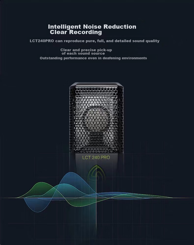 LEWITT LCT 240PRO Professional 48V Condenser Microphone Sound Card Kit for Mobile Phones, Computers, Live Streaming, Karaoke, Host Recording, Complete Set of Microphone Equipment 10