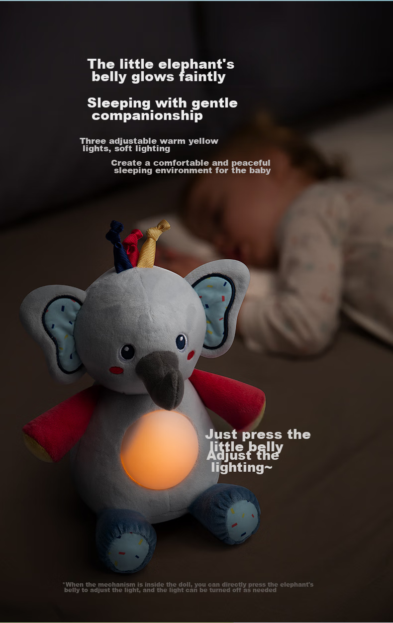 Beienshi Baby Toys, Newborn Toys for 0-6 Months, Sleep Aid, Sound And Light Soothing Doll - Beileike Xiang WW03 6