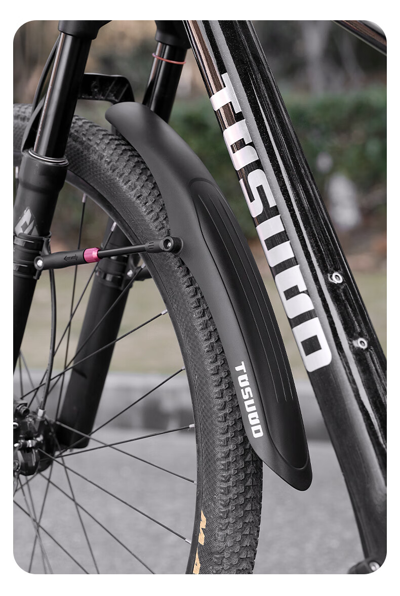 Captain Tas Bicycle Fender Mountain Bike Universal Wide Adjustable Mudguard Outdoor Cycling Accessories 2