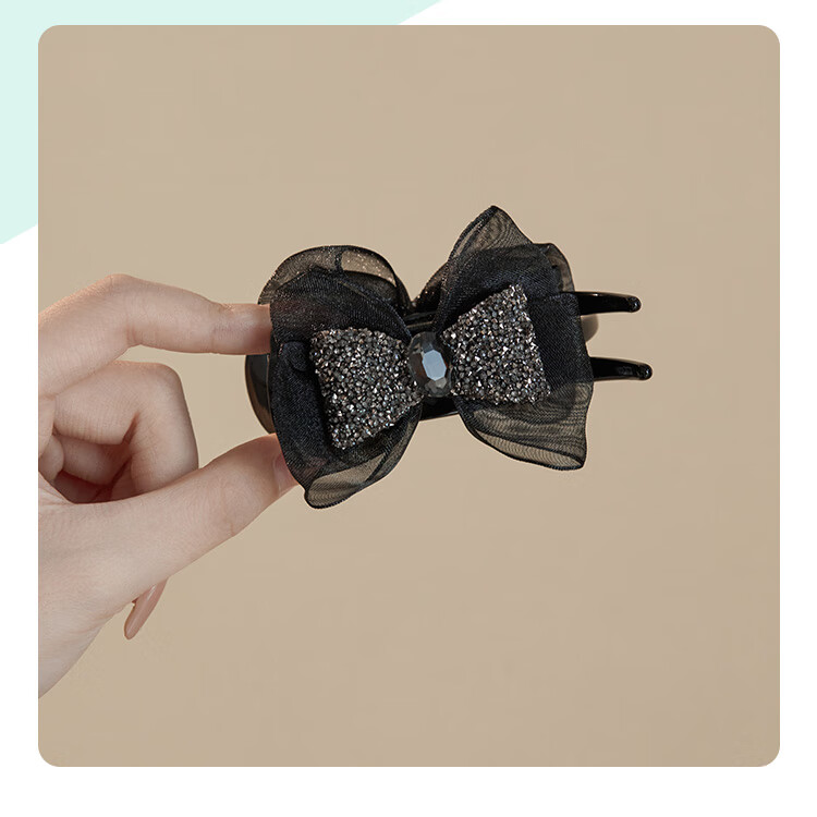 CHIMERA Large Internet-Famous Shark Clip Hair Accessory, Bow Claw Clip, Back of Head Hairpin, Hair Barrette for Women, Mid-Autumn Festival Gift 14