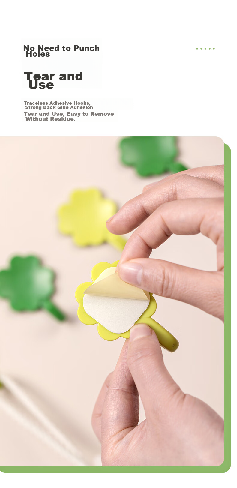 CHAHUA Hooks, Bathroom Door Adhesive Hooks, Clothes And Towel Hangers, Strong Adhesive Hooks for Coat Hangers, 8 Pieces 5