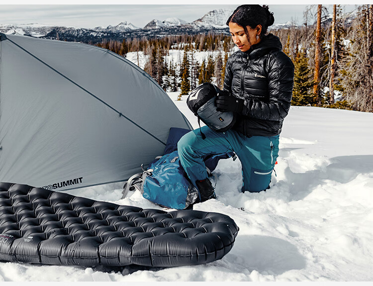 SEA TO SUMMIT Outdoor Inflatable Sleeping Pad, Moisture-Proof Mat, Hiking And Camping Portable Ultra-Light Ground Mat, Thickened Tent Floor Mat for Sleeping on The Ground 8