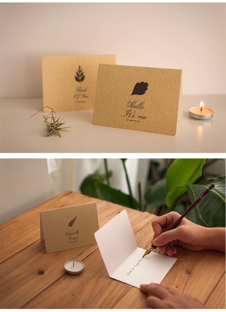 Shiluode Birthday Gift for Classmates, Mid-Autumn Festival Decoration Message Card, Wishing Postcard, 6 Pieces with Envelopes And Sealing Stickers 8