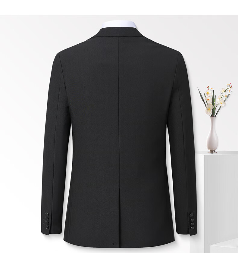 FIRS Men's Suit, All-Season Slim Fit Professional Business Formal Wear, Men's Blazer Jacket, Casual Single Suit for Me 6