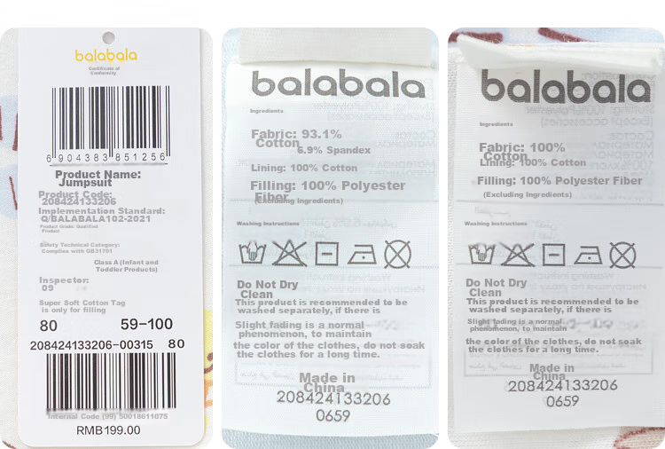 BALABALA Children's Clothing, Baby Romper, Newborn Onesie, Infant Bodysuit, Boys And Girls Winter Wear, Crawling Suit, Thickened Warm Soft Cute 26