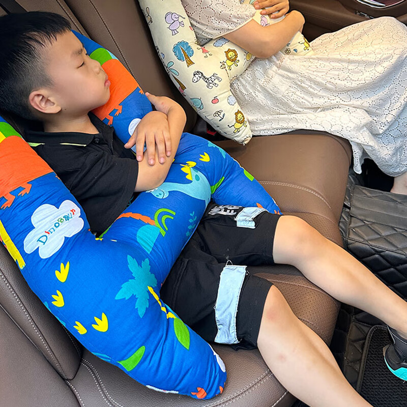 Digalun Children's Car Sleep Pillow Car Seat Backseat Cushion Safety Belt Sleep Pillow for Kids
