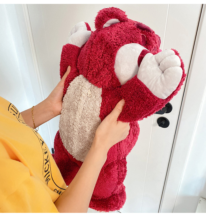 Disney Plush Doll Pillow, Stuffed Animal Birthday Gift for Girls, Toy Story Strawberry Bear, 50cm Blanket 6