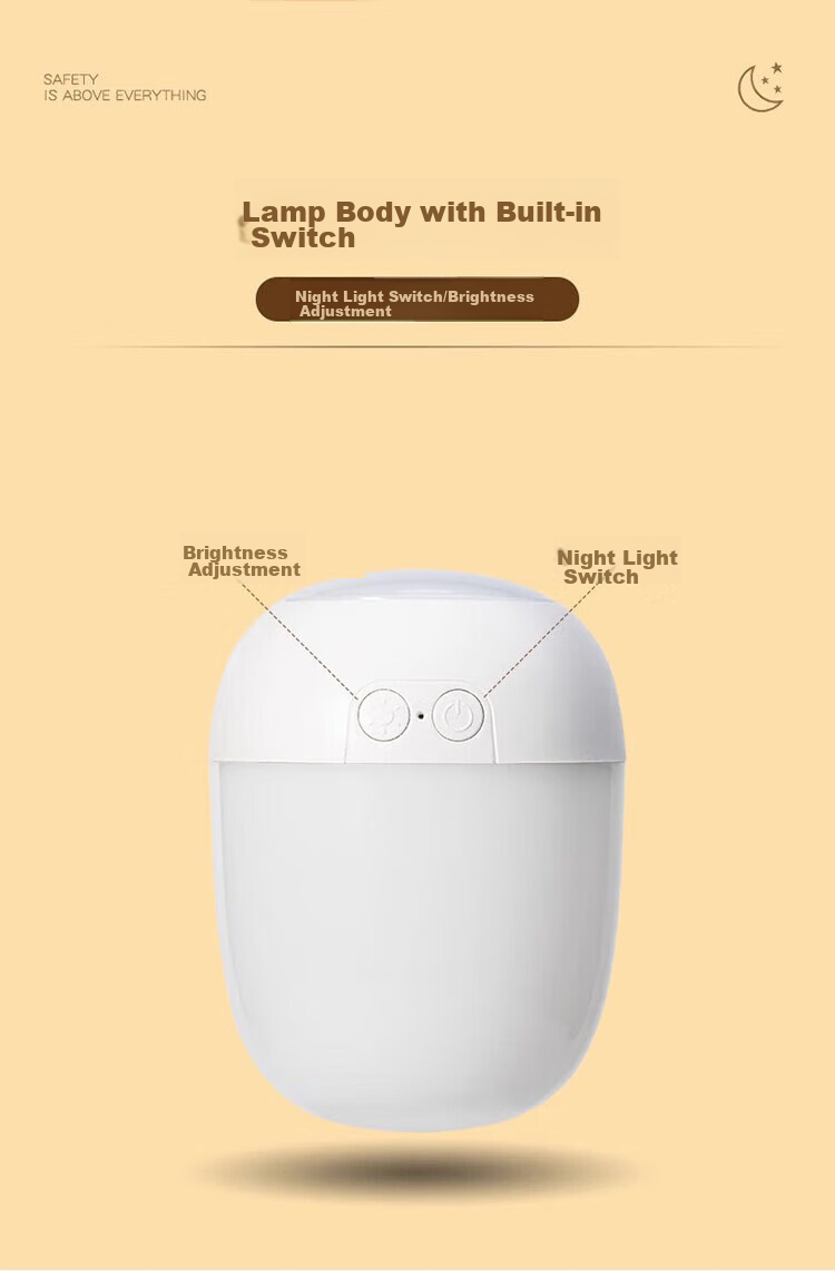 Heart Lock Night Light, Baby Feeding Lamp, Remote Control Bedroom Bedside Lamp, Plug-In Sleep Light, Infant Nursing Mother And Baby Night Light for Nighttime Use 9