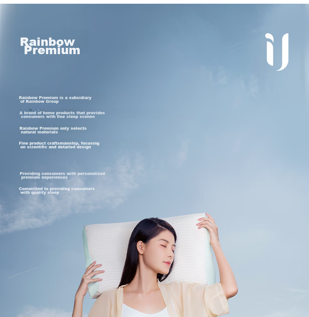 Yuanqicaihong Latex Pillow, 94% Natural Latex, Imported from Thailand, Adult Cervical Spine Support Pillow, Classic Wave Pillow 26