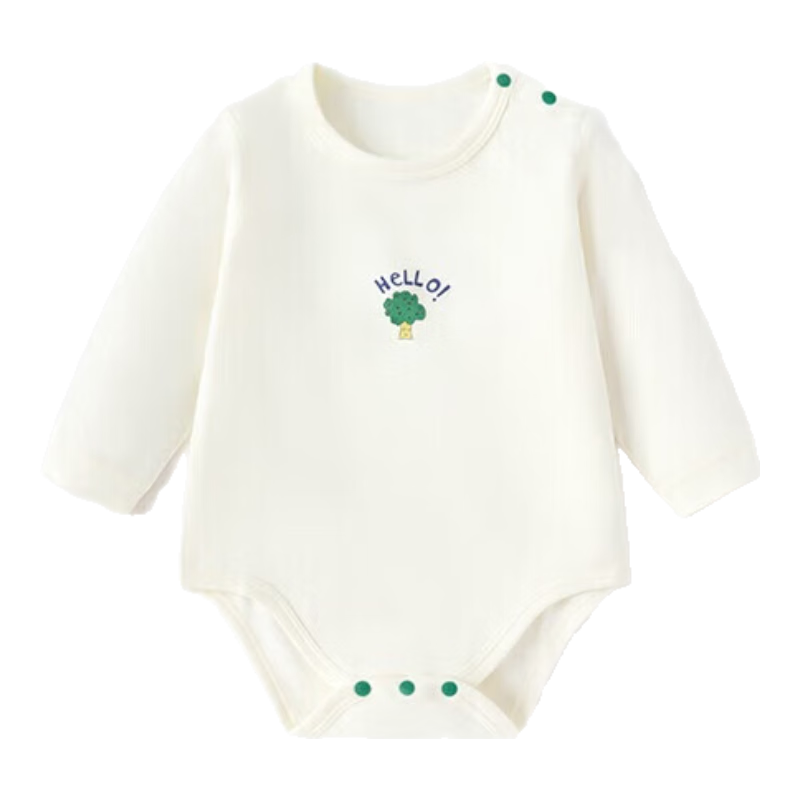 Babylove [Anxinrou] Baby Romper, Spring And Autumn Pure Cotton Infant Clothing, Triangle Onesie, Baby Bodysuit, Home Wear