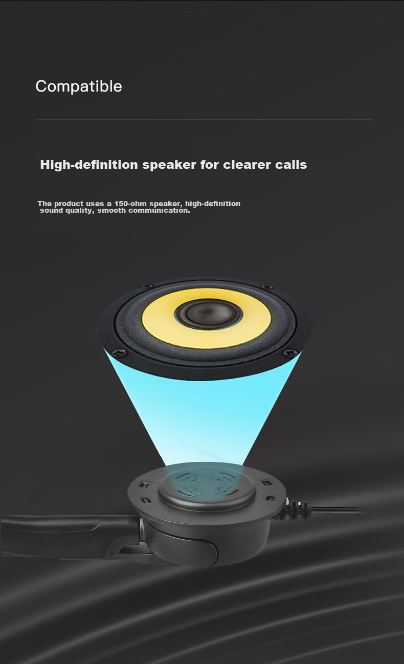 Yijiatong Single-Ear Headset Y500-RJ9 Crystal Connector, Over-Ear Headset/customer Service Headset/noise-Cancelling Headphones/sales Call Headset/business/education Direct Connection Telephone 5