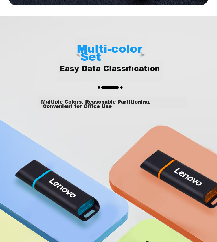 Lenovo 4GB USB2.0 Bid USB Flash Drive SS160, Professional Bidding USB Drive for Company And Enterprise, Black 6