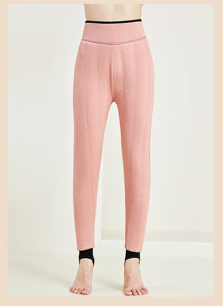 LangSha [Fall New Arrival] Silk Thermal Pants for Women, Winter Outer Wear, Fleece-Lined, Thickened Base Layer Pants, Plus Size, Extra Thick Cotton Pants 21