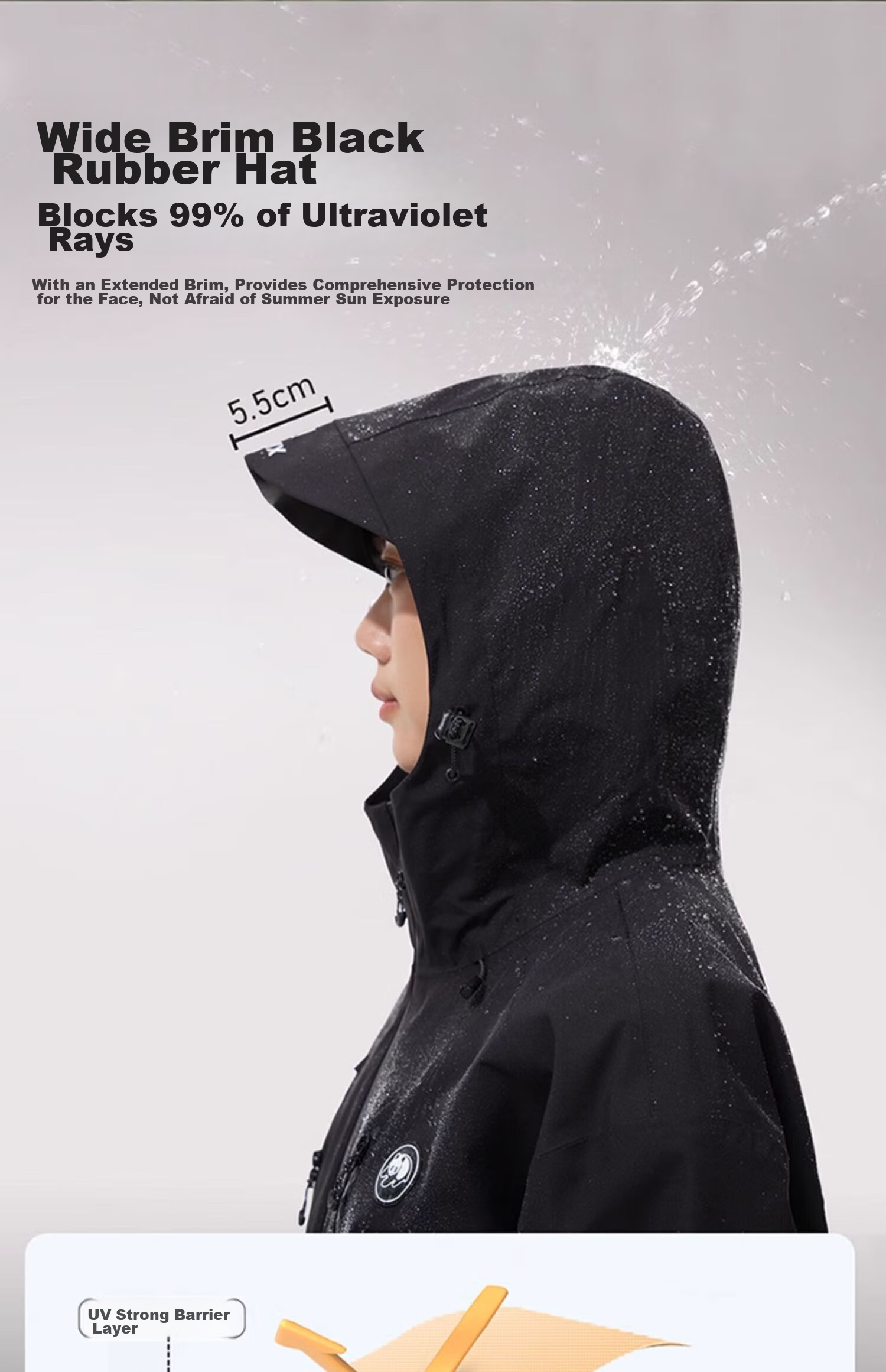 CAMEL Outdoor Single-Layer Jacket, Unisex Style, Windproof And Waterproof Mountain Series Jacket, A34BA31166, Night Purple, XL 13