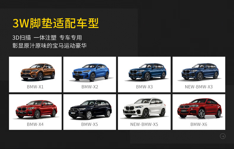 3W BMW New 5 Series 5305 25Li520 Long Wheelbase Dedicated TPE Car Floor Mats + Meinis Carpet for 2018-2023 Models Beijing Configuratio 4