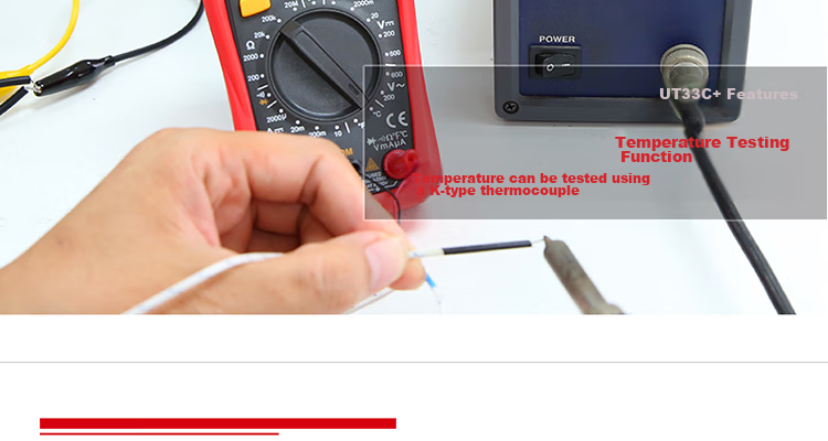 UNI-T UT33A+ Pocket Digital Multimeter, High-Precision Burn-Proof Multimeter, Electrician's Meter, Multi-Purpose Meter for Home Use 42