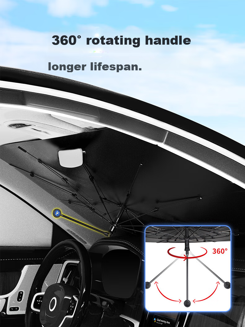 MICHELIN Car Sunshade, Front Windshield Sun Visor, UV Protection, Heat Insulation, Universal Fit for Li Auto I9 7