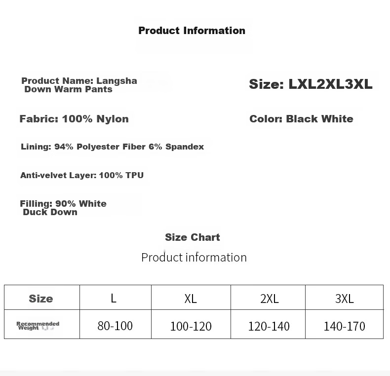 LangSha Women's Workwear down Pants [26 Autumn And Winter New Arrival], Outer Wear White Duck Down Pants, Cold-Resistant Cotton Pants, Northeast Extra Thick Warm Pants 21
