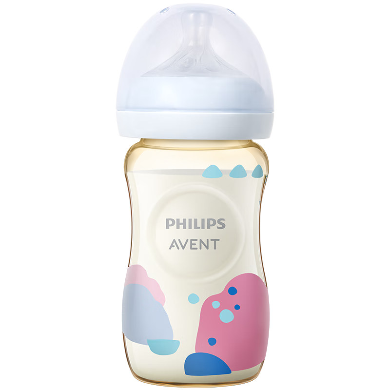 AVENT Philips AVENT Artistic Enlightenment Colored Wide-Neck PPSU Bottle, 9oz/270ml, SCY943/01